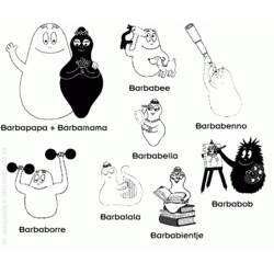 着色页: Barbapapa (卡通和动画节目) #36525 - 免费可打印着色页