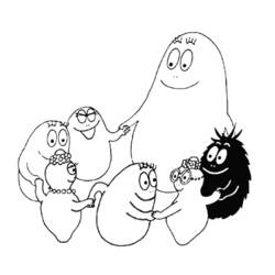 着色页: Barbapapa (卡通和动画节目) #36532 - 免费可打印着色页