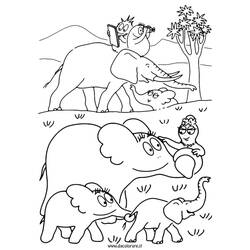 着色页: Barbapapa (卡通和动画节目) #36538 - 免费可打印着色页