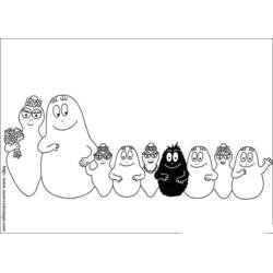 着色页: Barbapapa (卡通和动画节目) #36540 - 免费可打印着色页