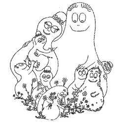 着色页: Barbapapa (卡通和动画节目) #36557 - 免费可打印着色页