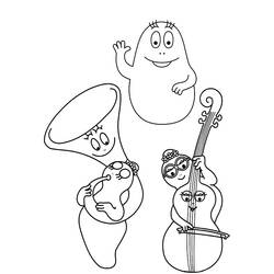 着色页: Barbapapa (卡通和动画节目) #36561 - 免费可打印着色页