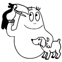 着色页: Barbapapa (卡通和动画节目) #36621 - 免费可打印着色页