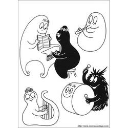 着色页: Barbapapa (卡通和动画节目) #36644 - 免费可打印着色页