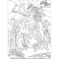 着色页: Bella Sara - 免费可打印着色页