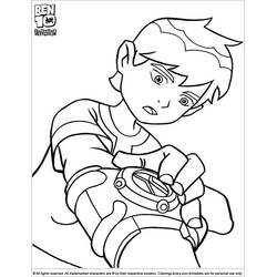 着色页: Ben 10 (卡通和动画节目) #40463 - 免费可打印着色页