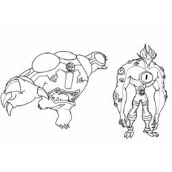 着色页: Ben 10 (卡通和动画节目) #40547 - 免费可打印着色页
