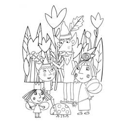 着色页: Ben和Holly's Little Kingdom (卡通和动画节目) #199088 - 免费可打印着色页
