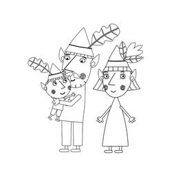 着色页: Ben和Holly's Little Kingdom (卡通和动画节目) #199103 - 免费可打印着色页