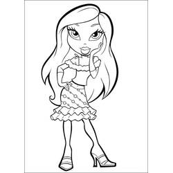着色页: Bratz (卡通和动画节目) #32364 - 免费可打印着色页