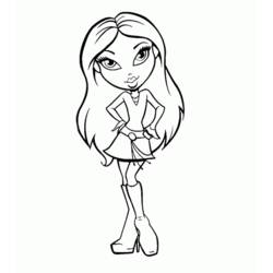 着色页: Bratz (卡通和动画节目) #32390 - 免费可打印着色页