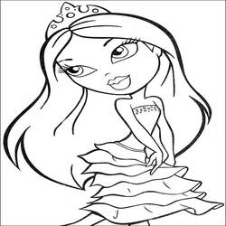 着色页: Bratz (卡通和动画节目) #32394 - 免费可打印着色页