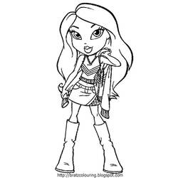 着色页: Bratz (卡通和动画节目) #32411 - 免费可打印着色页