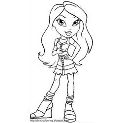 着色页: Bratz (卡通和动画节目) #32425 - 免费可打印着色页