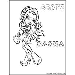 着色页: Bratz (卡通和动画节目) #32436 - 免费可打印着色页