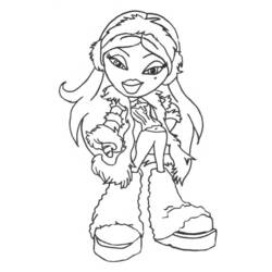 着色页: Bratz (卡通和动画节目) #32468 - 免费可打印着色页