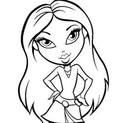 着色页: Bratz (卡通和动画节目) #32479 - 免费可打印着色页