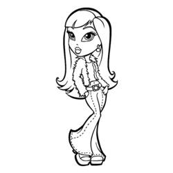 着色页: Bratz (卡通和动画节目) #32491 - 免费可打印着色页
