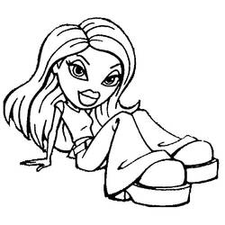 着色页: Bratz (卡通和动画节目) #32559 - 免费可打印着色页