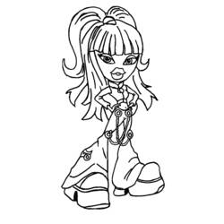 着色页: Bratz (卡通和动画节目) #32572 - 免费可打印着色页