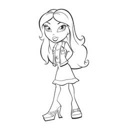 着色页: Bratz (卡通和动画节目) #32586 - 免费可打印着色页