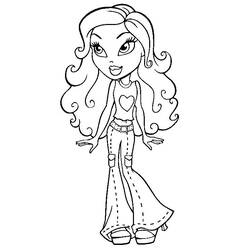 着色页: Bratz (卡通和动画节目) #32741 - 免费可打印着色页