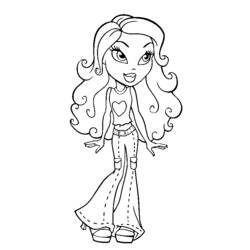 着色页: Bratz (卡通和动画节目) #32750 - 免费可打印着色页