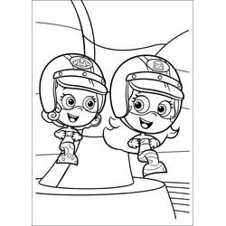 着色页: Bubble Guppies (卡通和动画节目) #199364 - 免费可打印着色页