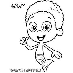 着色页: Bubble Guppies (卡通和动画节目) #199369 - 免费可打印着色页