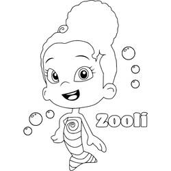 着色页: Bubble Guppies (卡通和动画节目) #199377 - 免费可打印着色页