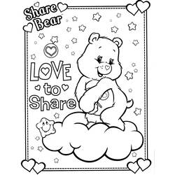着色页: Care Bears (卡通和动画节目) #37207 - 免费可打印着色页