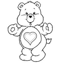 着色页: Care Bears (卡通和动画节目) #37219 - 免费可打印着色页