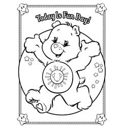 着色页: Care Bears (卡通和动画节目) #37282 - 免费可打印着色页