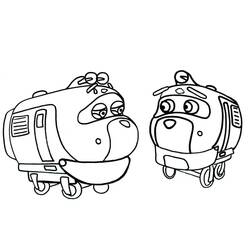 着色页: Chuggington (卡通和动画节目) #206825 - 免费可打印着色页