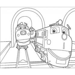 着色页: Chuggington (卡通和动画节目) #206829 - 免费可打印着色页