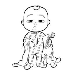 着色页: CoComelon - 免费可打印着色页