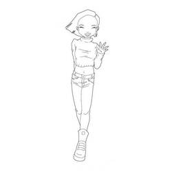 着色页: Code Lyoko (卡通和动画节目) #204626 - 免费可打印着色页