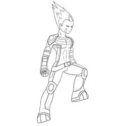 着色页: Code Lyoko - 免费可打印着色页