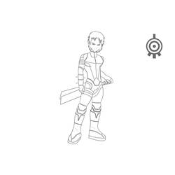 着色页: Code Lyoko (卡通和动画节目) #204637 - 免费可打印着色页