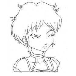 着色页: Code Lyoko (卡通和动画节目) #204640 - 免费可打印着色页