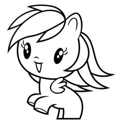 着色页: Cutie Mark Crew (卡通和动画节目) #197953 - 免费可打印着色页