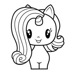 着色页: Cutie Mark Crew - 免费可打印着色页