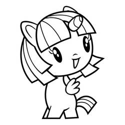 着色页: Cutie Mark Crew (卡通和动画节目) #197957 - 免费可打印着色页
