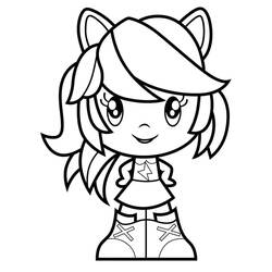 着色页: Cutie Mark Crew (卡通和动画节目) #197959 - 免费可打印着色页