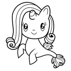 着色页: Cutie Mark Crew (卡通和动画节目) #197965 - 免费可打印着色页