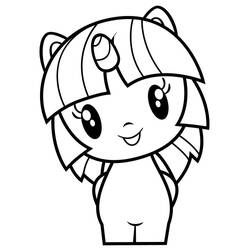 着色页: Cutie Mark Crew (卡通和动画节目) #197966 - 免费可打印着色页