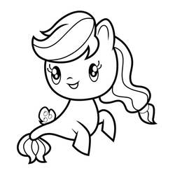 着色页: Cutie Mark Crew (卡通和动画节目) #197967 - 免费可打印着色页