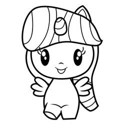 着色页: Cutie Mark Crew (卡通和动画节目) #197975 - 免费可打印着色页