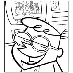 着色页: Dexter Laboratory (卡通和动画节目) #50712 - 免费可打印着色页