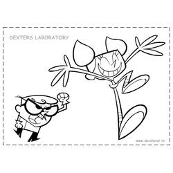 着色页: Dexter Laboratory (卡通和动画节目) #50718 - 免费可打印着色页